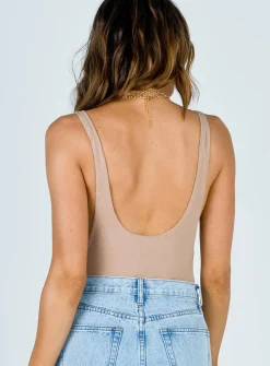 Princess Polly Yolando Bodysuit Beige Cheap