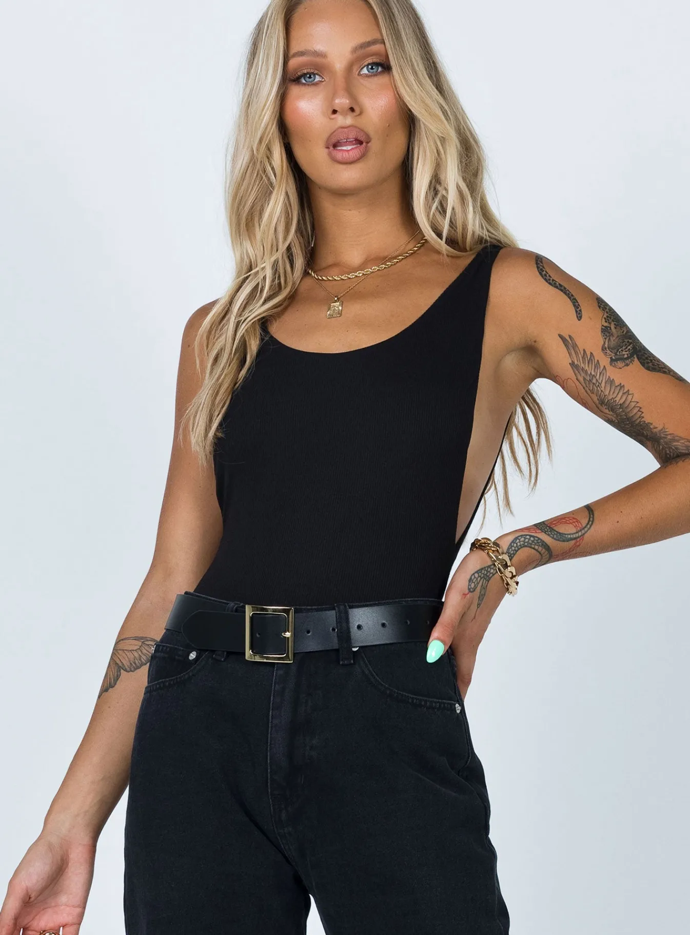Princess Polly Yolando Bodysuit Black Best Sale