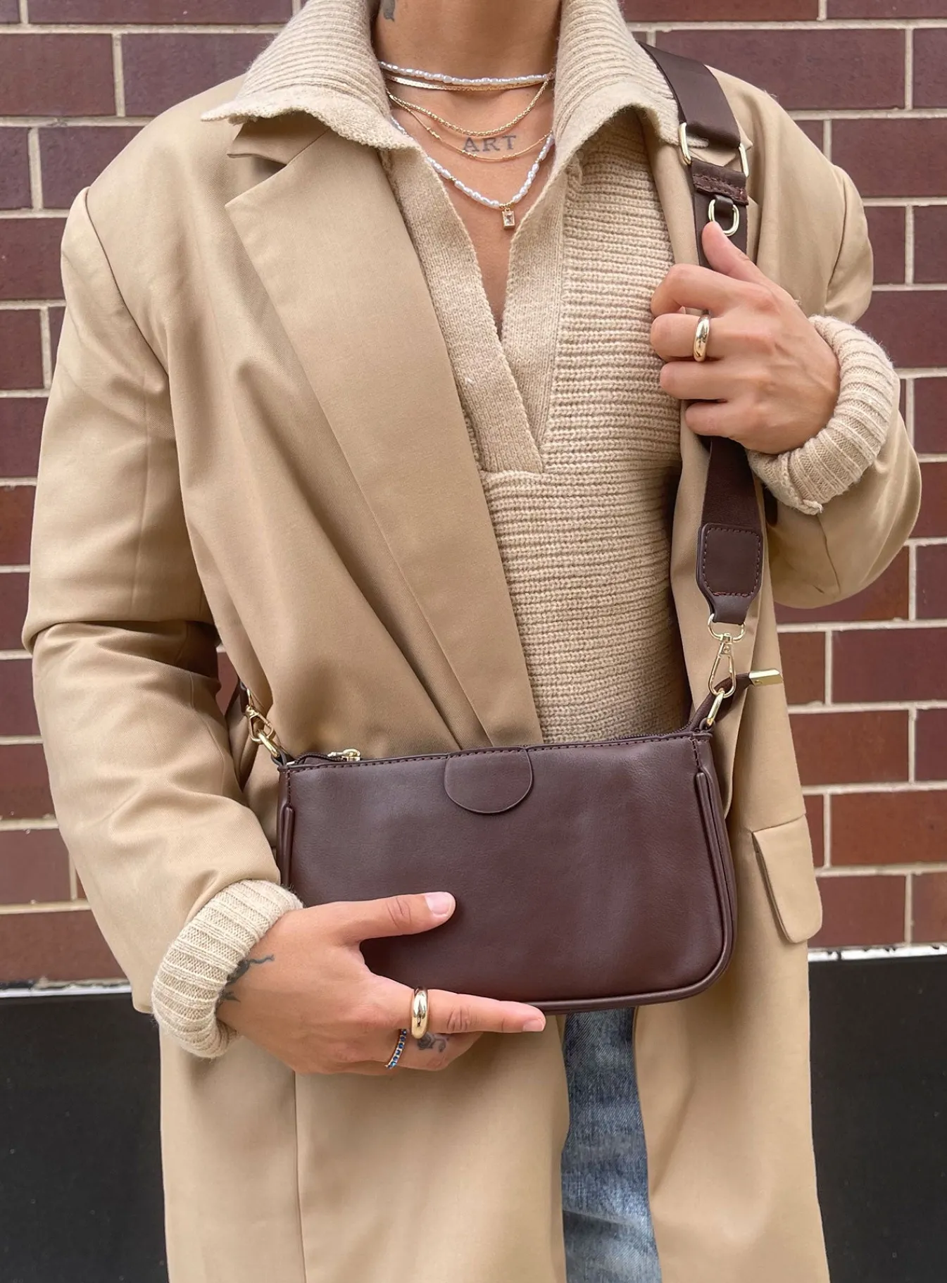 Princess Polly You Got That Style Bag Chocolate Fashion