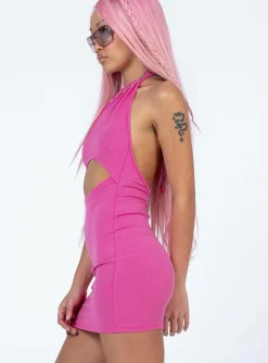 Princess Polly Young Love Mini Dress  Pink Sale