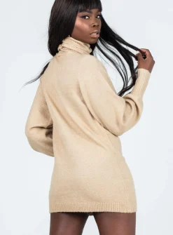 Princess Polly Zahara Mini Dress  Beige Shop