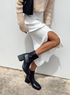 Princess Polly Zanna Midi Skirt  White Clearance