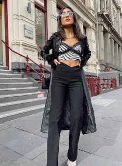 Princess Polly Zara Pant  Black Shop