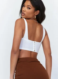 Princess Polly Zayden Top  White Flash Sale