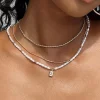 Princess Polly Zealy Necklace/ White   Gold Cheap