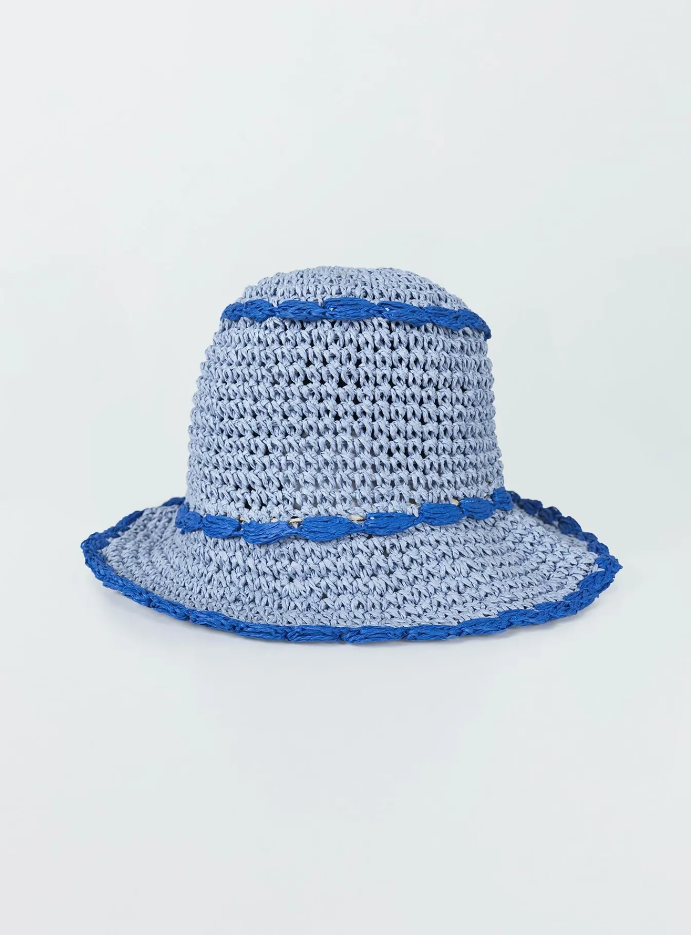 Princess Polly Zeldine Crochet Hat Blue Cheap