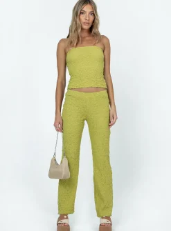 Princess Polly Zeldine Set  Green Outlet