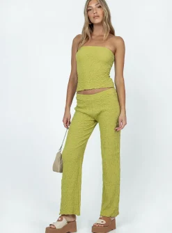 Princess Polly Zeldine Set  Green Outlet