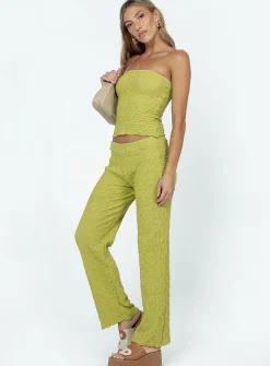 Princess Polly Zeldine Set  Green Outlet