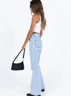 Princess Polly Zelkova Flared Jeans Mid Wash  Denim Best Sale