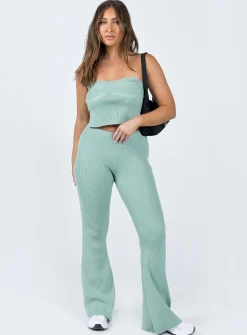 Princess Polly Zimmer Knit Tube  Blue Discount