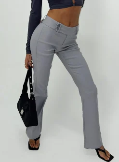Princess Polly Ziranda Pants  Grey Sale