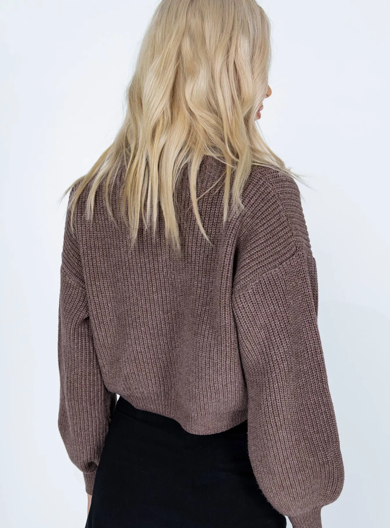 Princess Polly Zita Turtleneck Sweater Brown Cheap