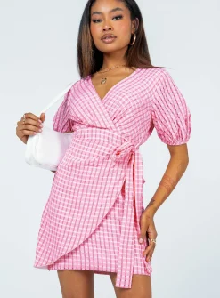 Princess Polly Zoe Jane Mini Dress  Pink Outlet