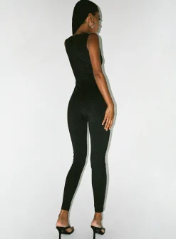 Princess Polly Zoe Jumpsuit Black Best