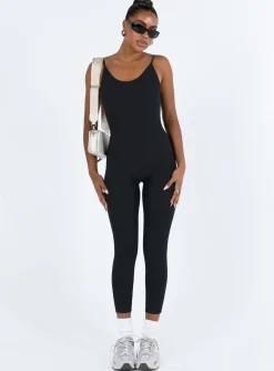 Princess Polly Zofia Catsuit  Black Sale