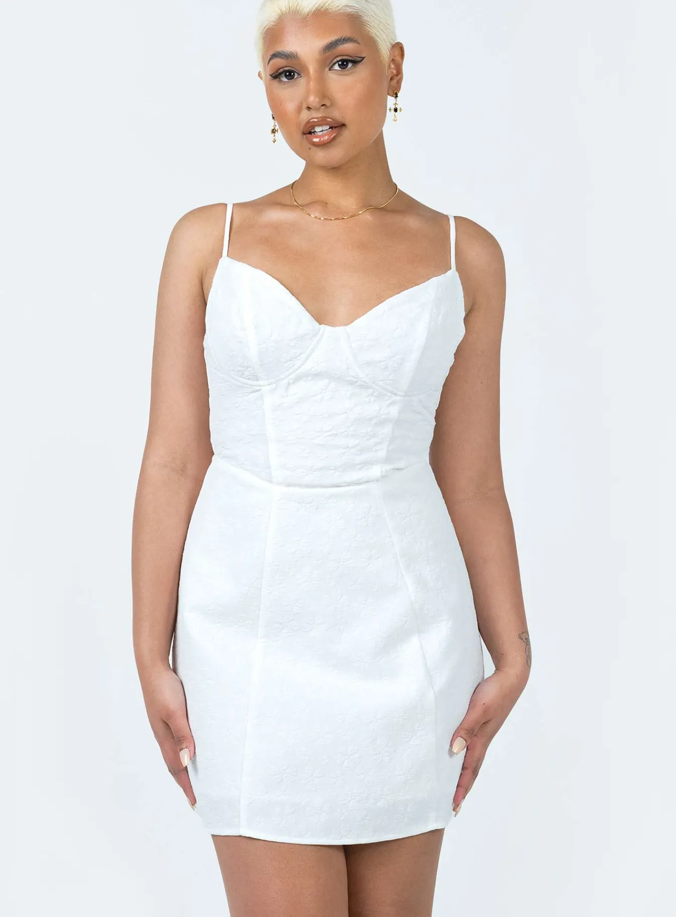 Princess Polly Zora Mini Dress White Cheap