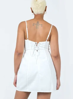 Princess Polly Zora Mini Dress White Cheap