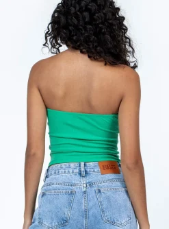 Princess Polly Zyra Strapless Top  Green Discount